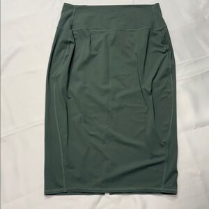 LULULEMON Nulu Slim-fit High-Rise Midi skirt.